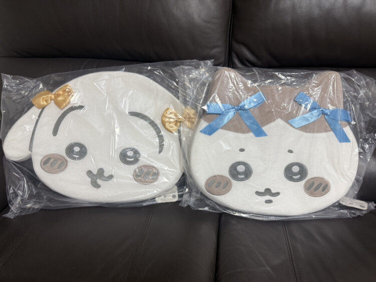 獲得した『ちいかわ』低反発クッション~リボン~の写真